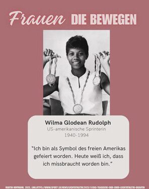 Frauen die bewegen-Wilma Glodean Rudolph