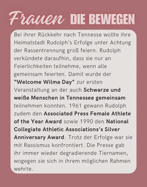 Frauen die bewegen-Wilma Glodean Rudolph