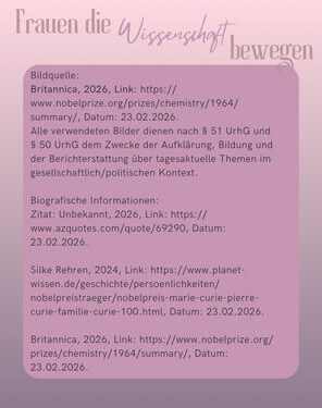 Frauen die Wissenschaft bewegen Marie Curie