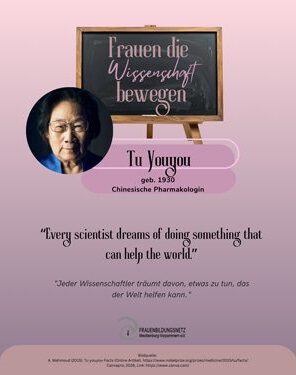 Frauen die Wissenschaft bewegen Tu Youyou