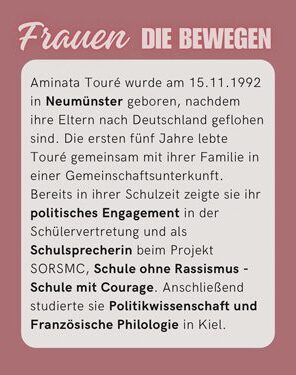 Frauen die BEWEGEN - Aminata Toure