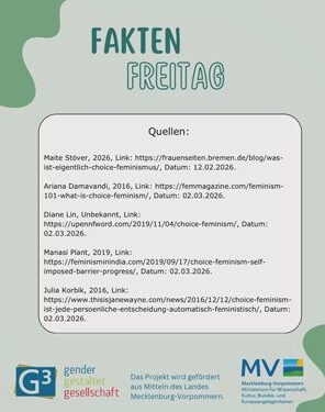 Fakten Freitag - Was ist der Choice Feminismus?