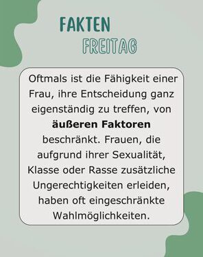 Fakten Freitag - Was ist der Choice Feminismus?