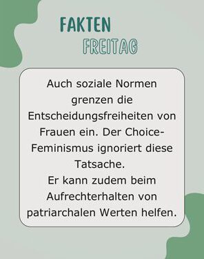 Fakten Freitag - Was ist der Choice Feminismus?