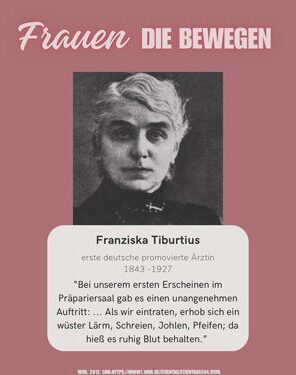 Frauen die BEWEGEN - Franziska Tiburtius