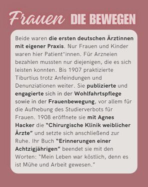 Frauen die BEWEGEN - Franziska Tiburtius