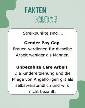 Frauenstreiks-Faktenfreitag