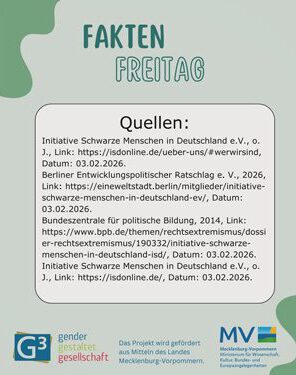 Initiative schwarze Menschen-Faktenfreitag