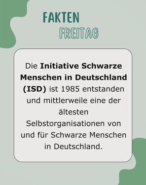 Initiative schwarze Menschen-Faktenfreitag