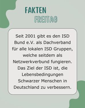 Initiative schwarze Menschen-Faktenfreitag