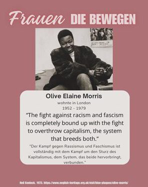 Frauen die BEWEGEN-Olive Elain Morris