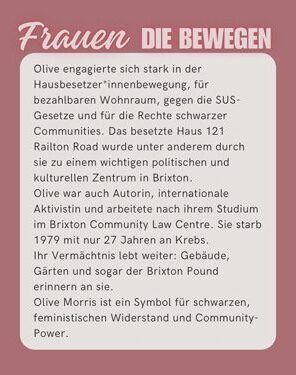 Frauen die BEWEGEN-Olive Elain Morris