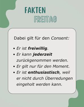 Consent Culture-Faktenfreitag