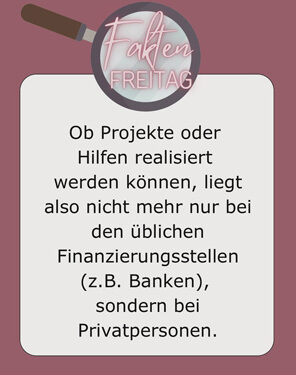 Fakten Freitag - Was ist eigentlich Crowdfunding?