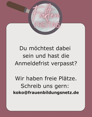 FaktenFreitag - Was ist eigentlich Disclosure?