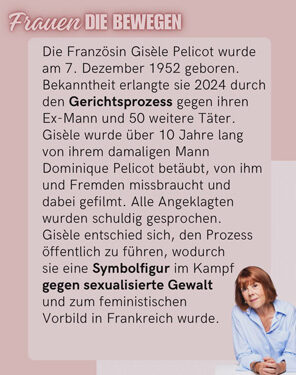 Frauen die BEWEGEN - Gisele Pelicot