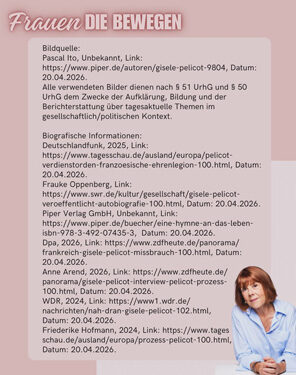Frauen die BEWEGEN - Gisele Pelicot