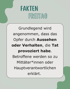 Fakten Freitag - Was ist Victim Blaming?