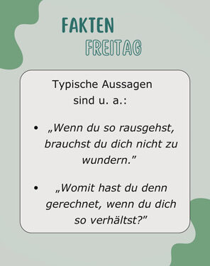 Fakten Freitag - Was ist Victim Blaming?