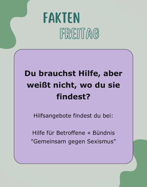 Fakten Freitag - Was ist Victim Blaming?