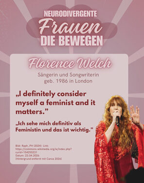 Frauen die BEWEGEN - Florence Welch
