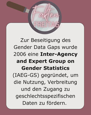 FaktenFreitag - Was ist eigentlich Gender Data Gap?