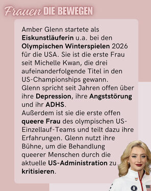 Frauen die Bewegen - Amber Glenn