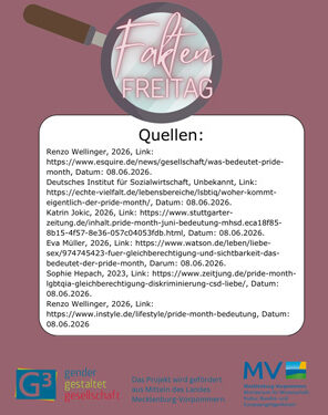 FaktenFreitag - Was ist eigentich Pride?