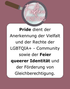 FaktenFreitag - Was ist eigentich Pride?