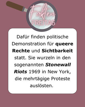 FaktenFreitag - Was ist eigentich Pride?
