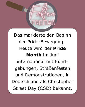 FaktenFreitag - Was ist eigentich Pride?