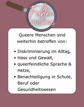 FaktenFreitag - Was ist eigentlich so wichtig am CSD?