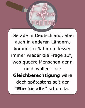 FaktenFreitag - Was ist eigentlich so wichtig am CSD?