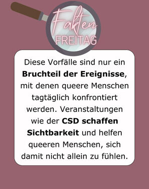 FaktenFreitag - Was ist eigentlich so wichtig am CSD?