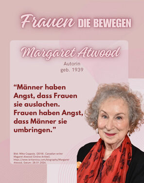 Frauen die Bewegen: Magaret Atwood