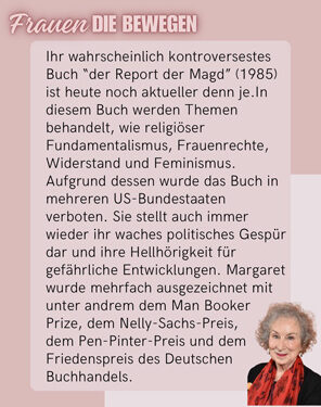 Frauen die Bewegen: Magaret Atwood