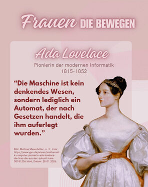 Frauen die bewegen - Ada Lovelace