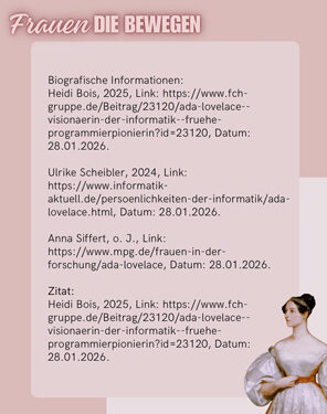 Frauen die bewegen - Ada Lovelace