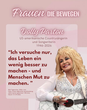 Frauen die bewegen - Dolly Parton