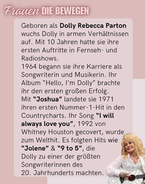 Frauen die bewegen - Dolly Parton