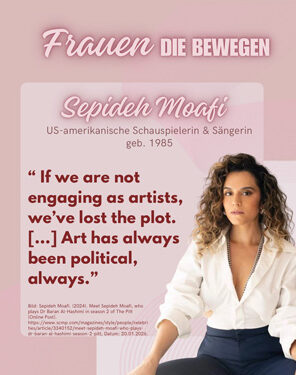 Frauen die bewegen - Sepideh moati