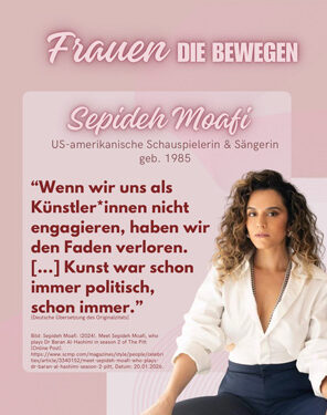 Frauen die bewegen - Sepideh moati