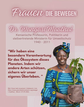Frauen die bewegen - Mangari Maathai